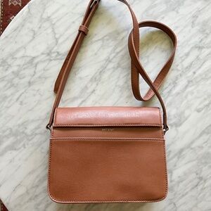 Matt & Nat Brown Vegan Leather Crossbody Bag / Purse